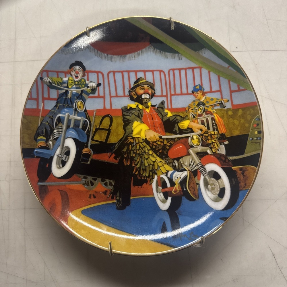 Ron Lee Wheelin Carnival Collection Clown Plate Limited Edition‎ #108 of 2,500